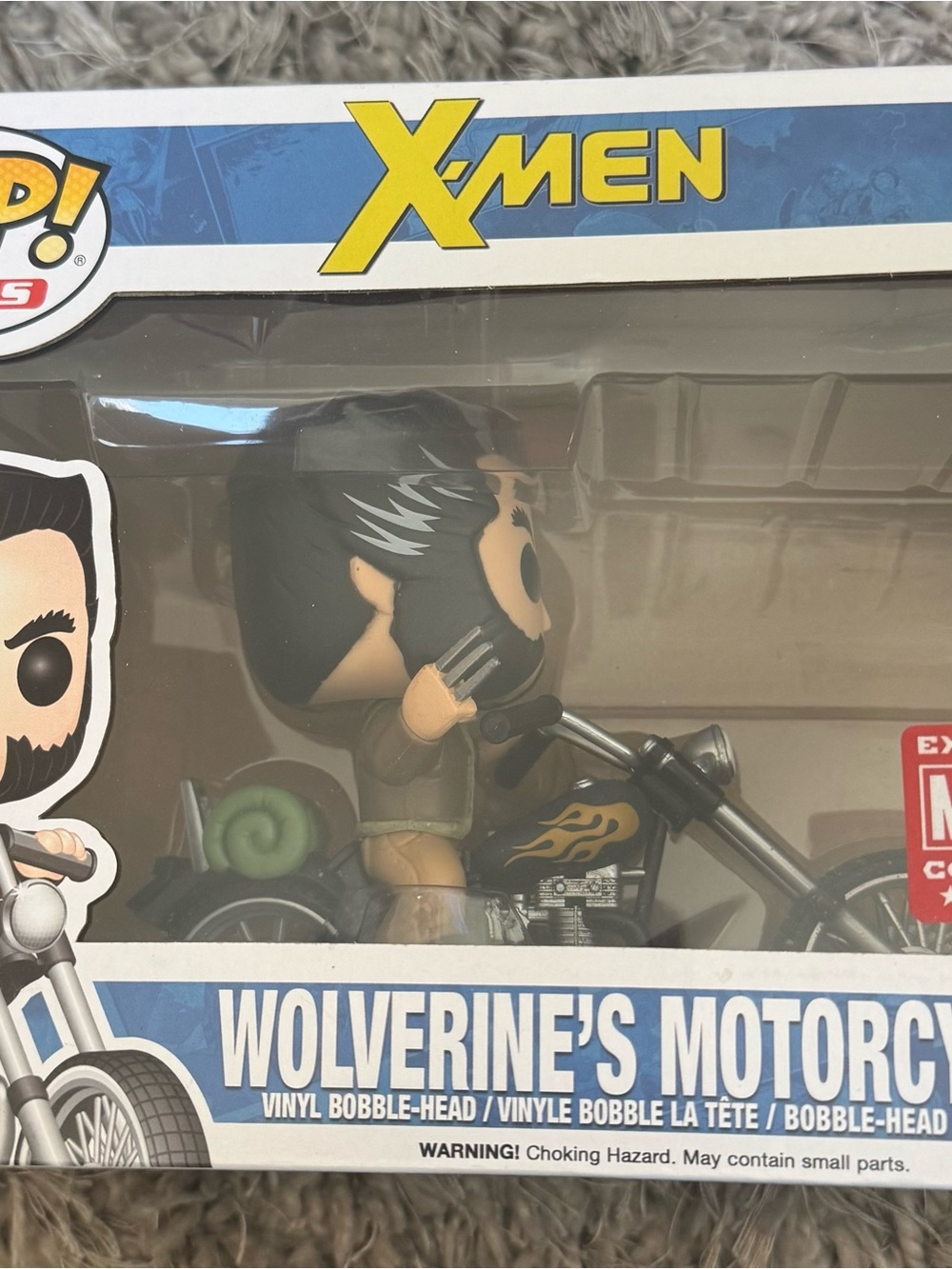 Funko X-Men Wolverine on Motorcycle - Yellow, Black & Silver